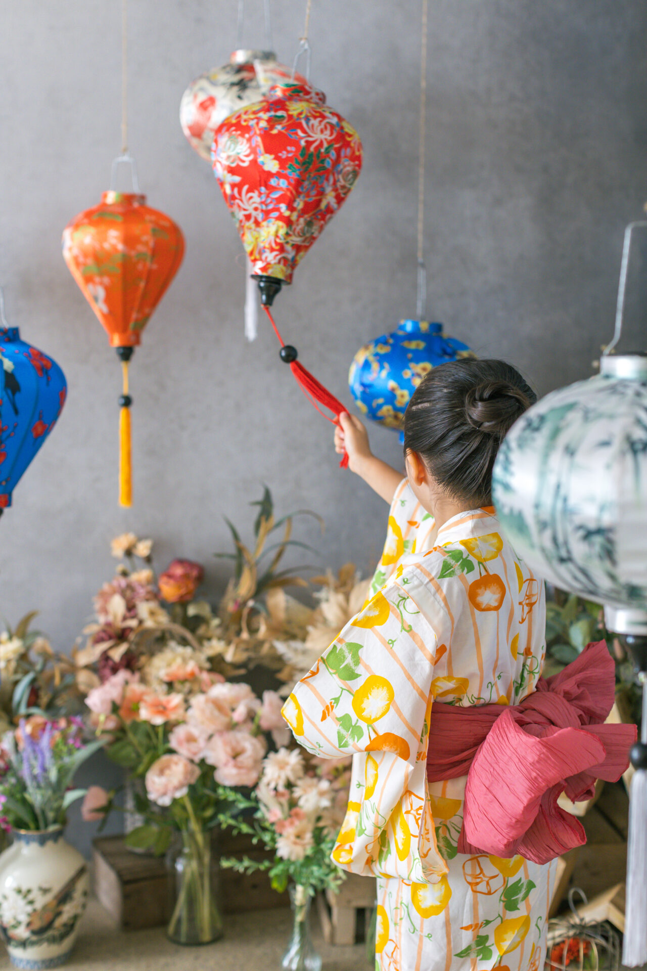 墨田区の子供写真館・花と星フォトスタジオでは隅田川花火大会の日に浴衣撮影会を開催します。