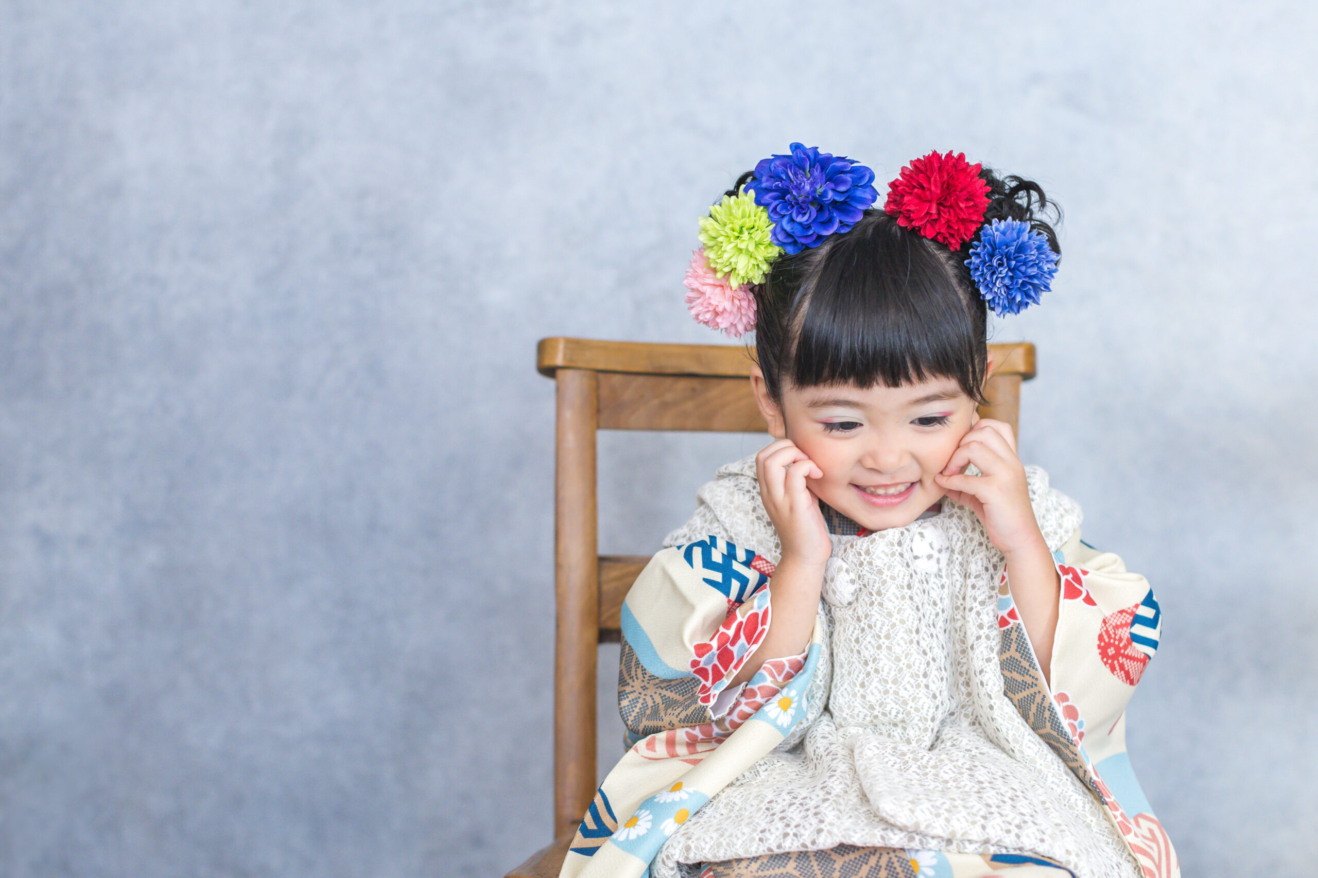 墨田区のこども写真館・花と星フォトスタジオではバースデーフォト・七五三など撮影いたします 七五三後撮りも受付中です